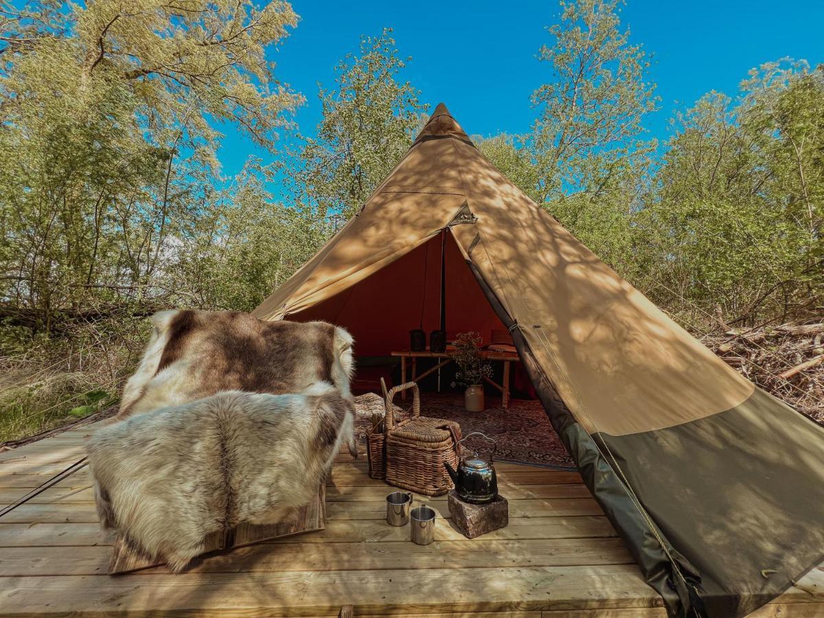 Naturlig Pa Korsgarden Glamping Nysted Bagian luar foto