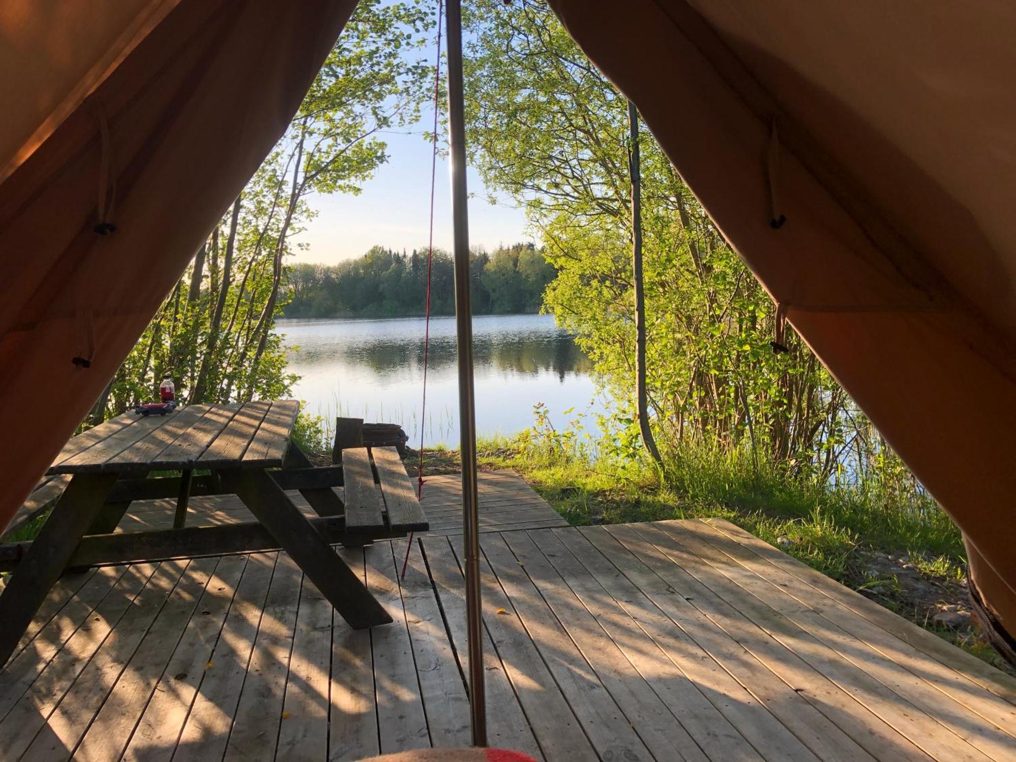 Naturlig Pa Korsgarden Glamping Nysted Bagian luar foto